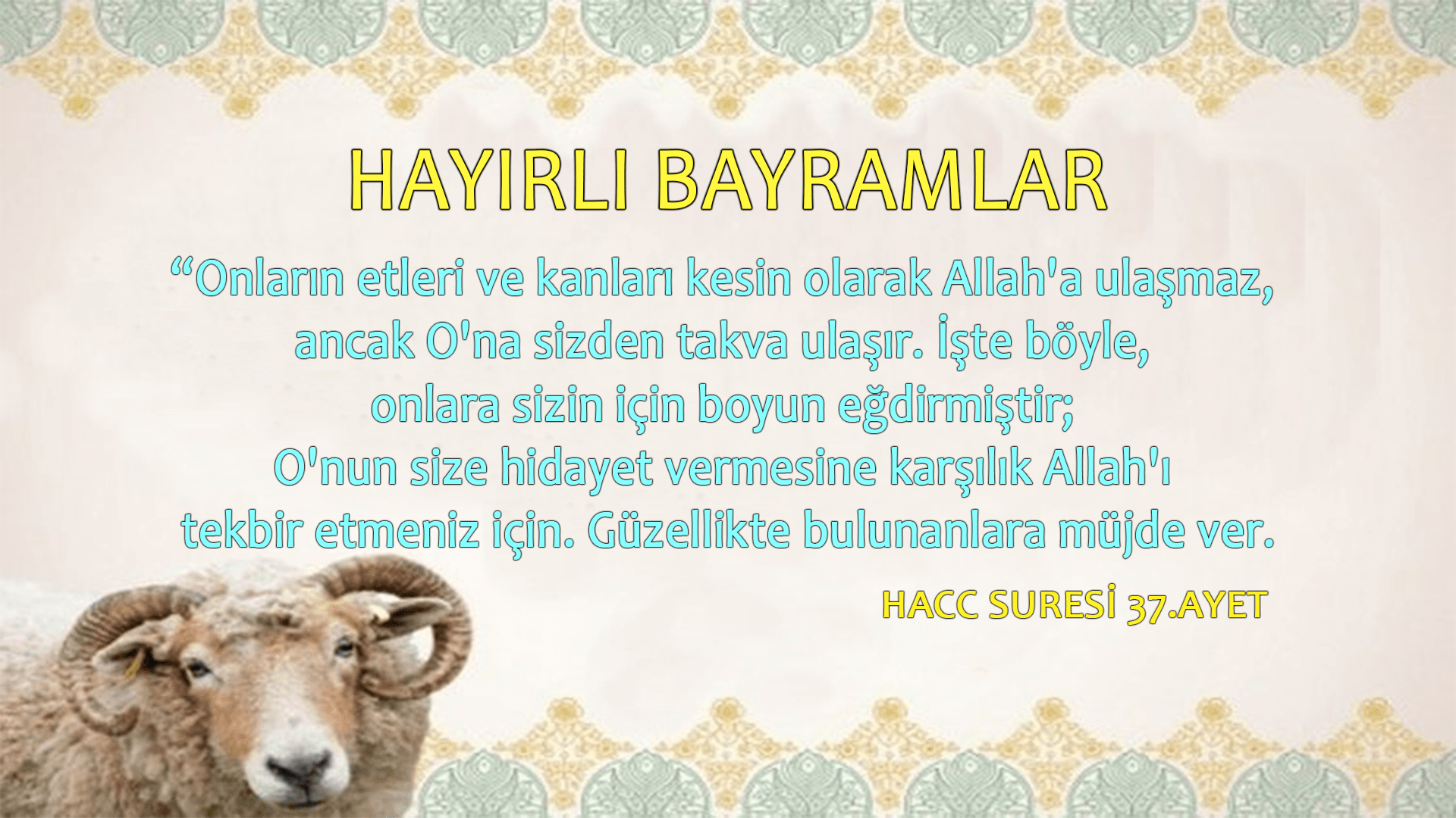 HAYIRLI BAYRAMLAR